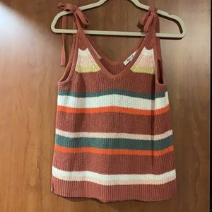 Madewell Multicolor Striped Tank Top